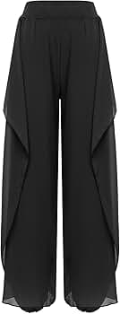 Amazon.com: HULIJA Women's Belly Dance Pants Chiffon Harem